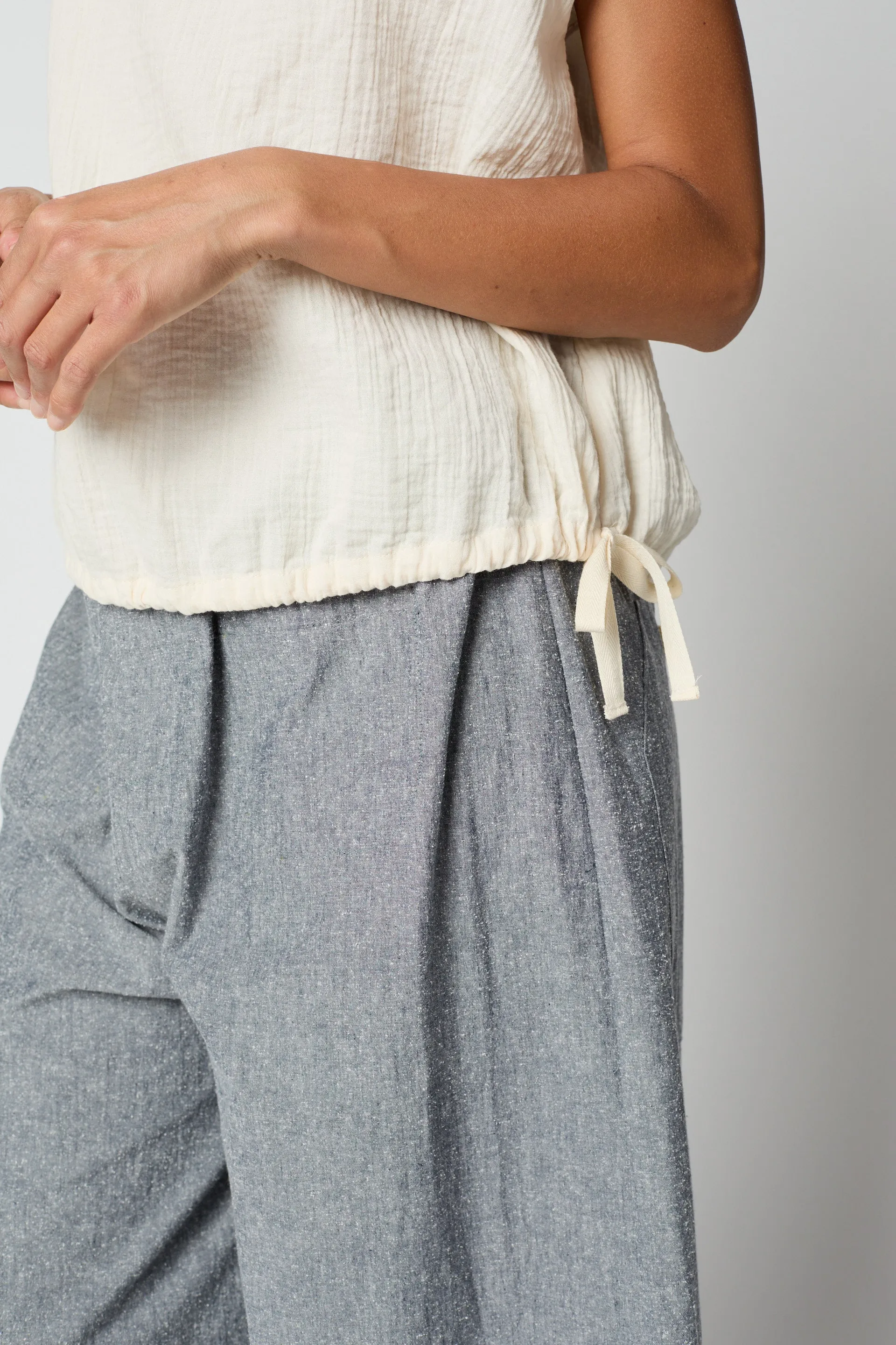 SLIP ON BLOUSE CAP SLEEVE sold by Atelier Delphine product image thumbnail 5