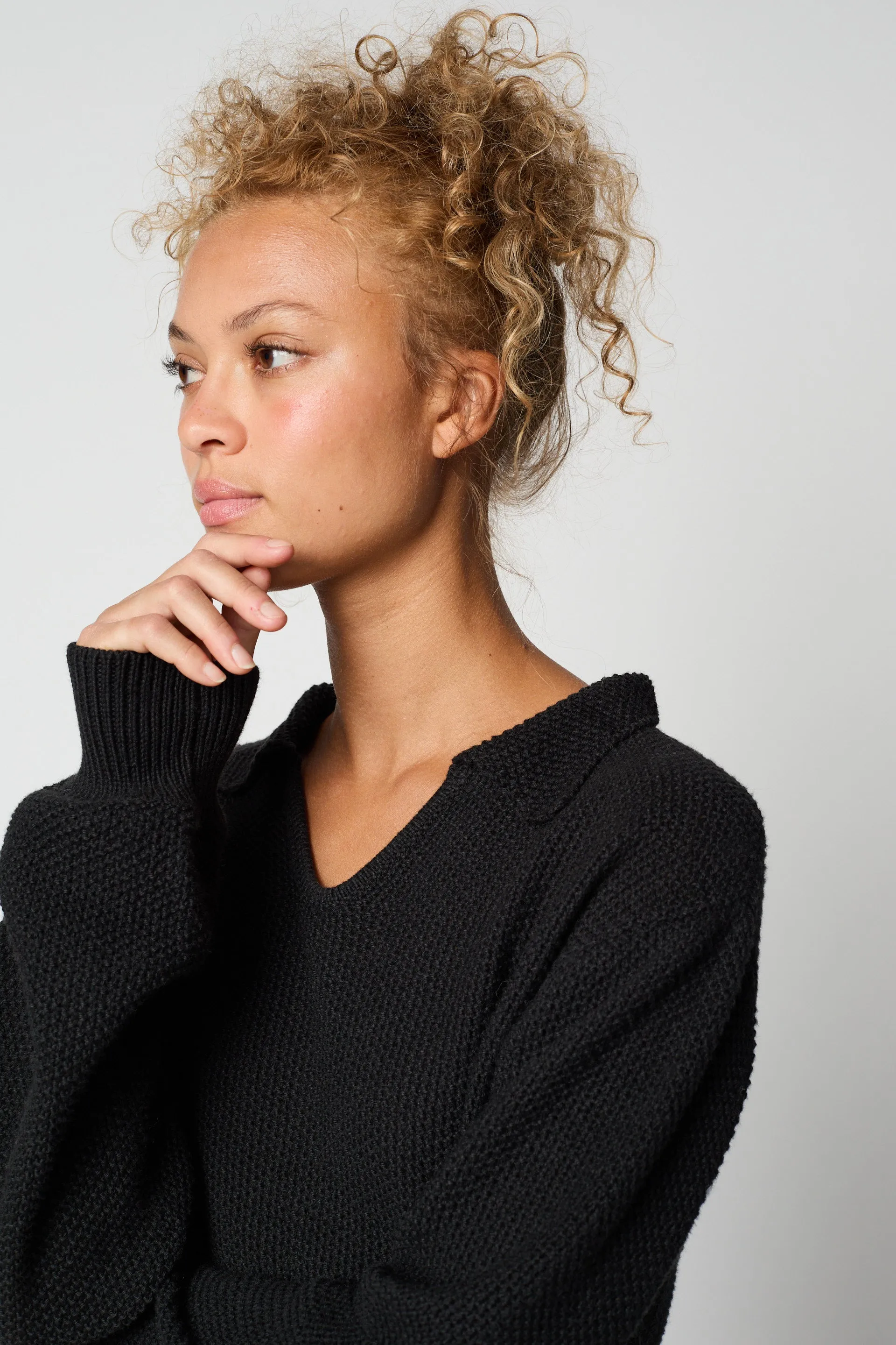 POLO SHIRT LONG SLEEVE sold by Atelier Delphine product image thumbnail 5