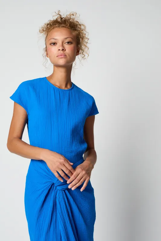 Sartre Crinkled Organic Cotton Dress sold by Atelier Delphine