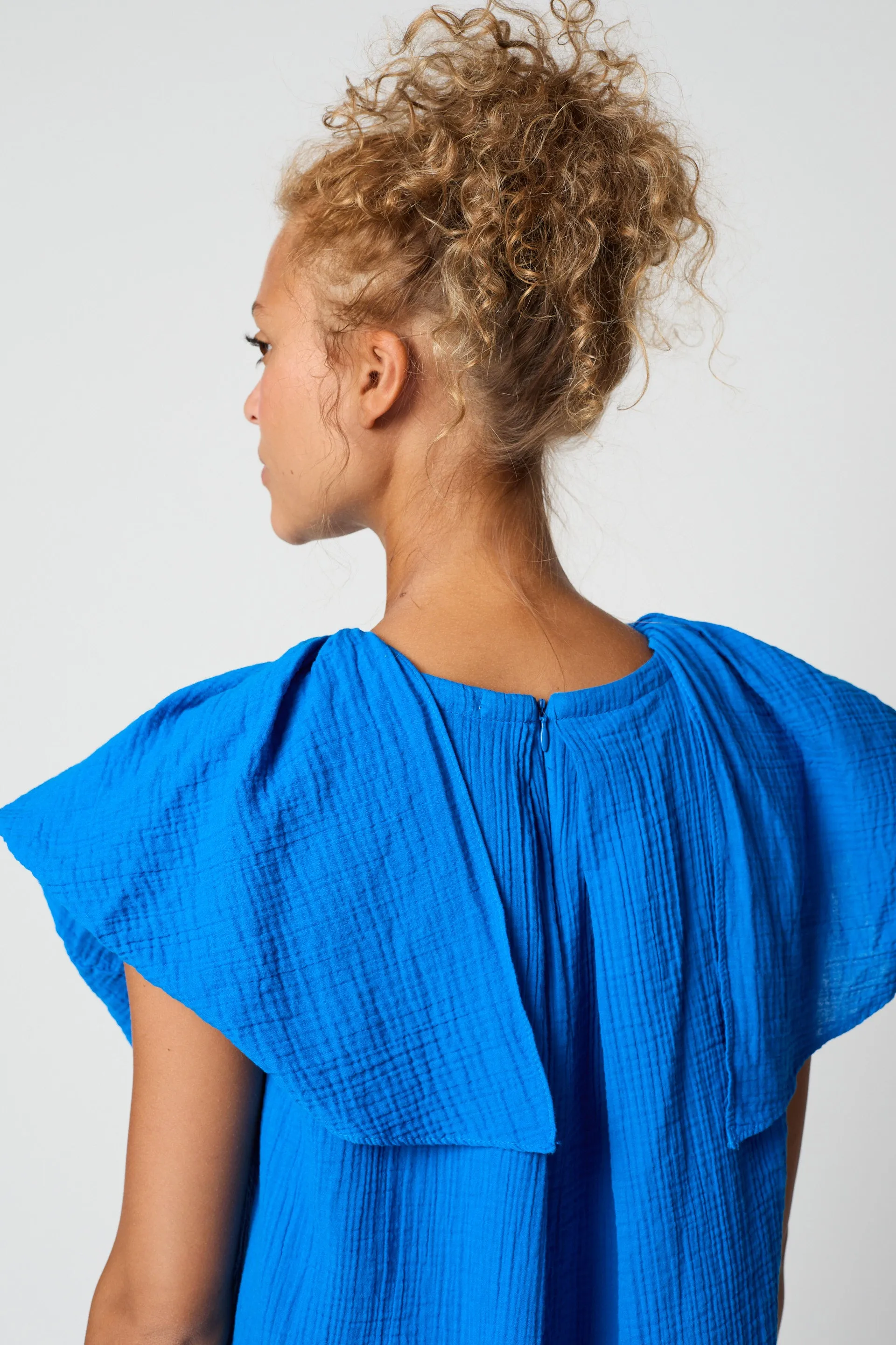 Cacie Top in Organic Crinkled Cotton sold by Atelier Delphine product image thumbnail 5
