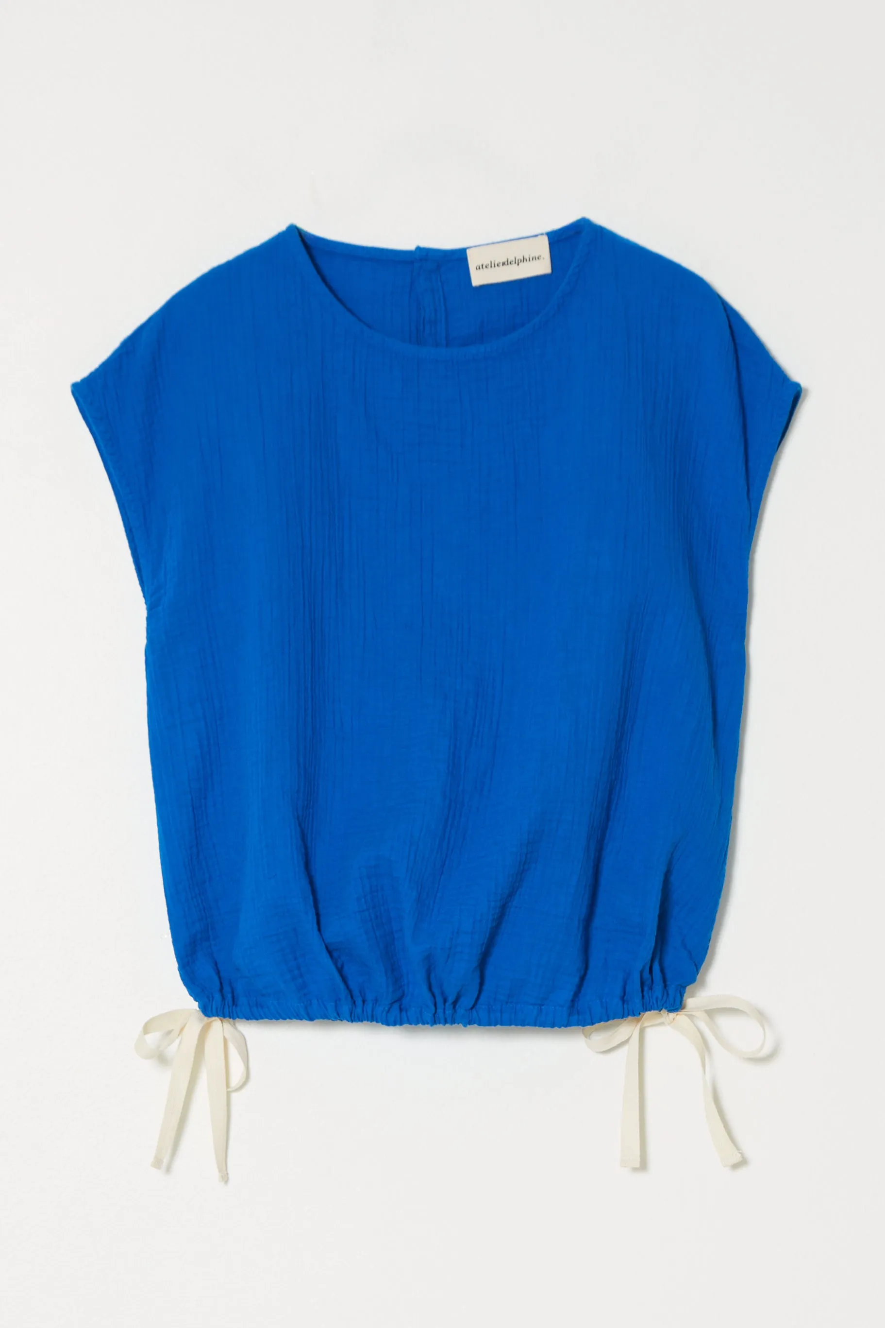 SLIP ON BLOUSE CAP SLEEVE sold by Atelier Delphine product image thumbnail 2