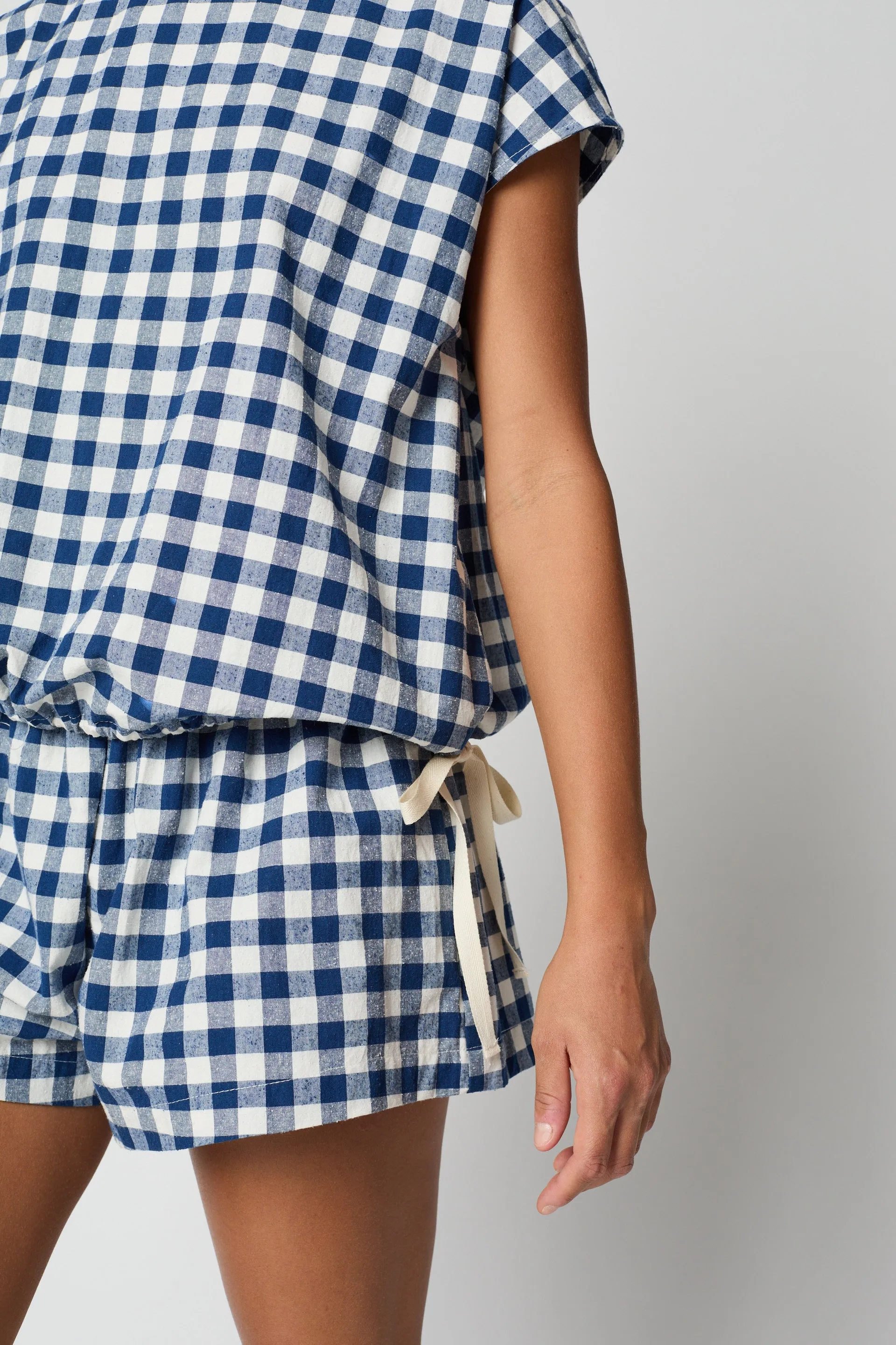 Gaia Top in Raw Silk Cotton Blend sold by Atelier Delphine product image thumbnail 5