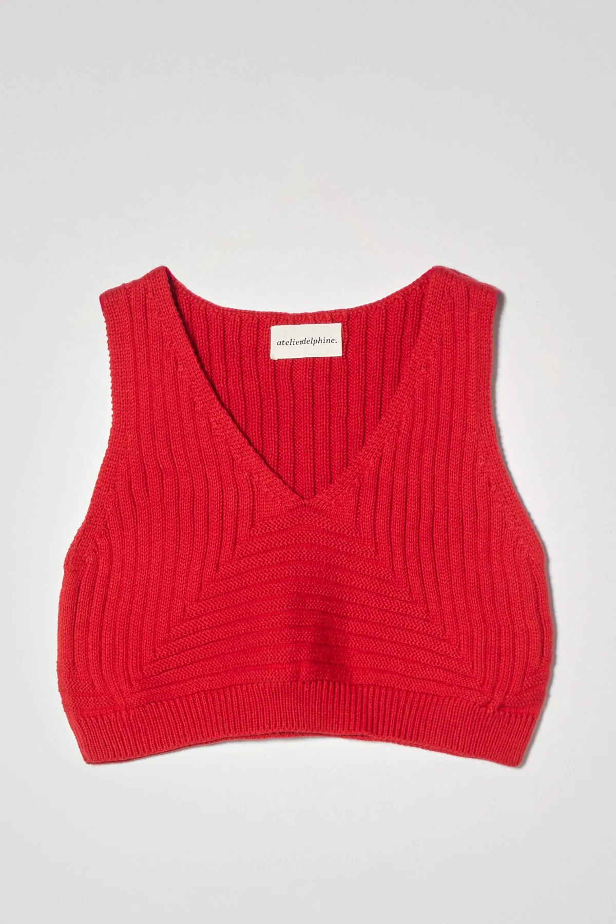 CROPPED RIB TOP sold by Atelier Delphine product image thumbnail 5