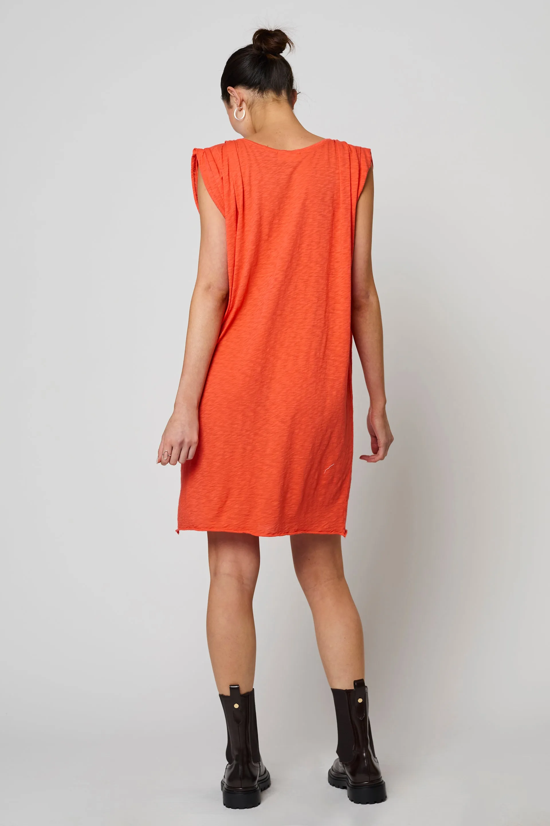 Rolled Sleeve Tunic in Supima Slub Cotton sold by Atelier Delphine product image thumbnail 3