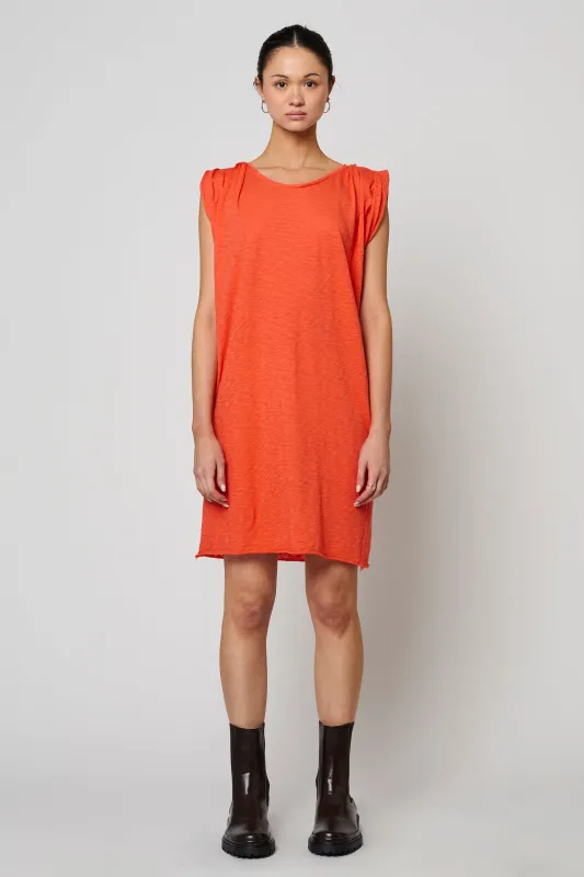 Rolled Sleeve Tunic in Supima Slub Cotton made by Atelier Delphine