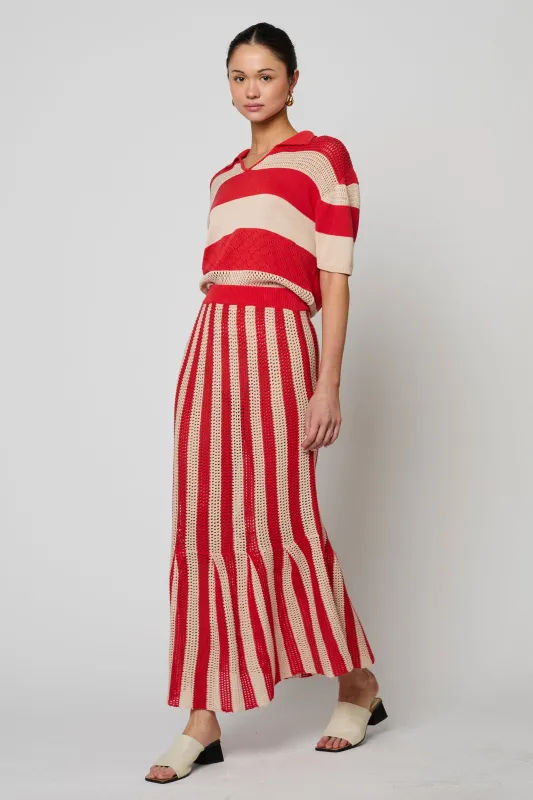 FRIDA SKIRT OPENWORK KNIT sold by Atelier Delphine