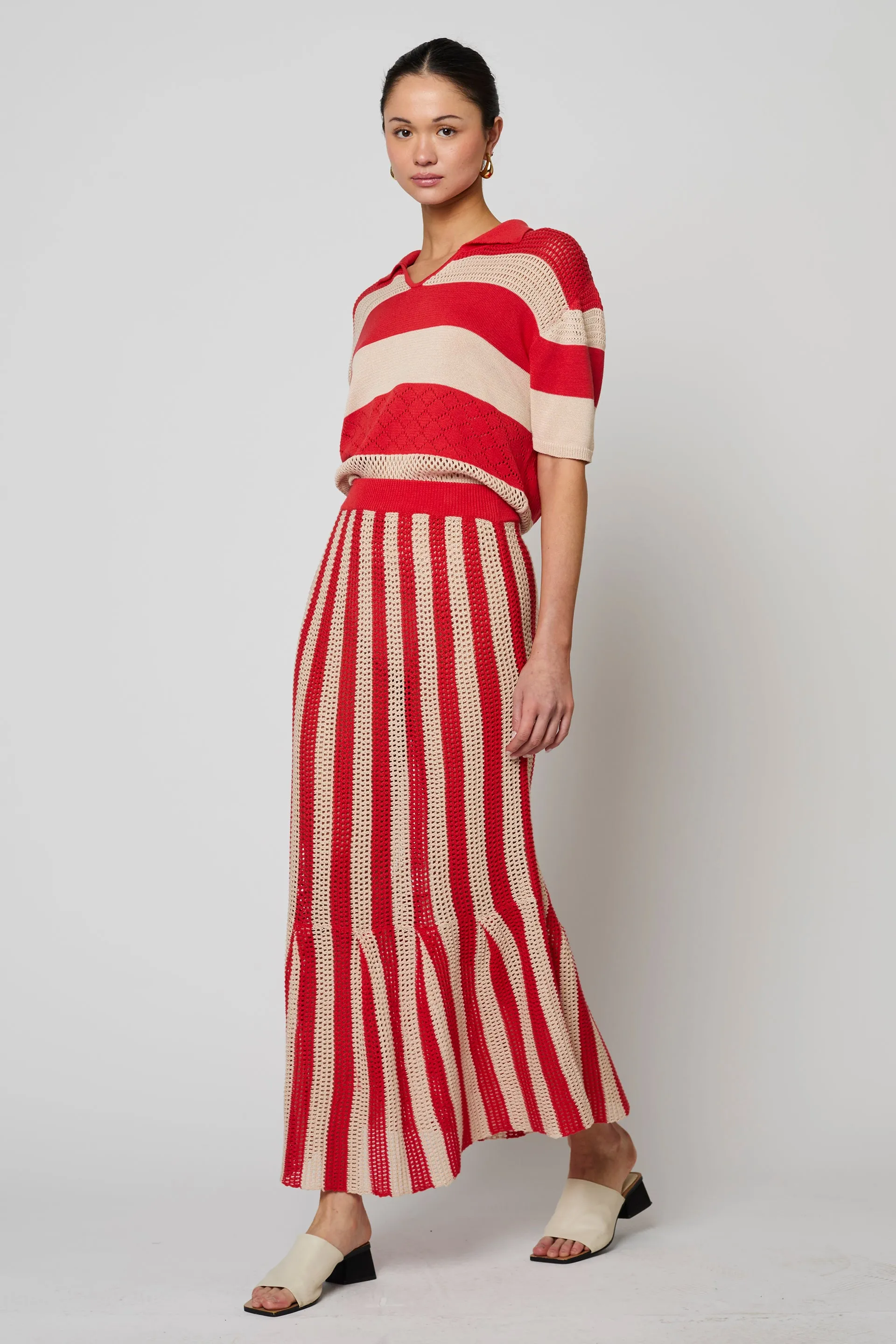 FRIDA SKIRT OPENWORK KNIT sold by Atelier Delphine