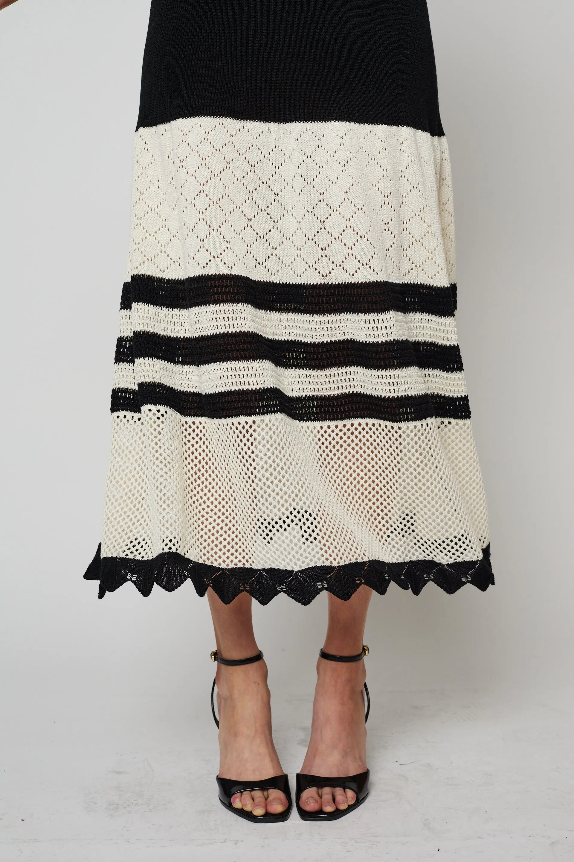 Sydney Dress in Openwork Knit Viscose sold by Atelier Delphine product image thumbnail 5