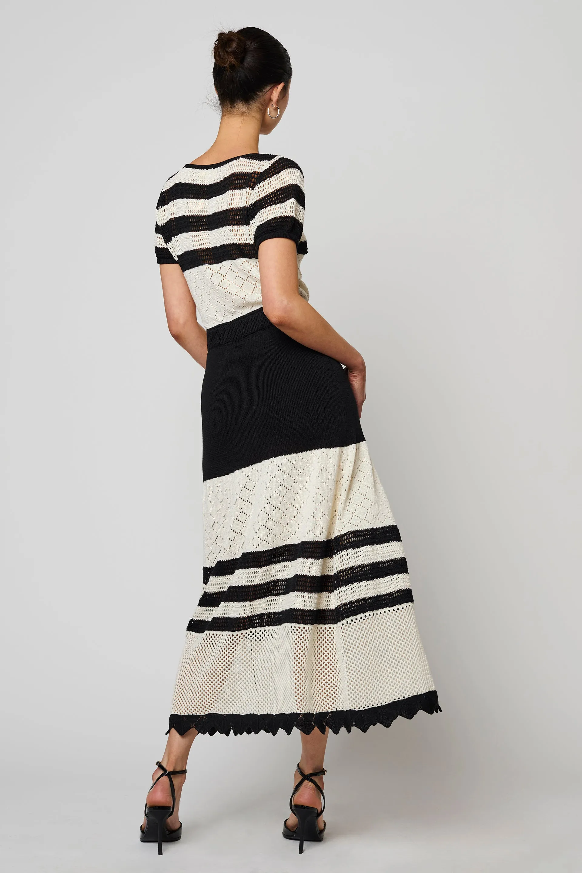 Sydney Dress in Openwork Knit Viscose sold by Atelier Delphine product image thumbnail 3