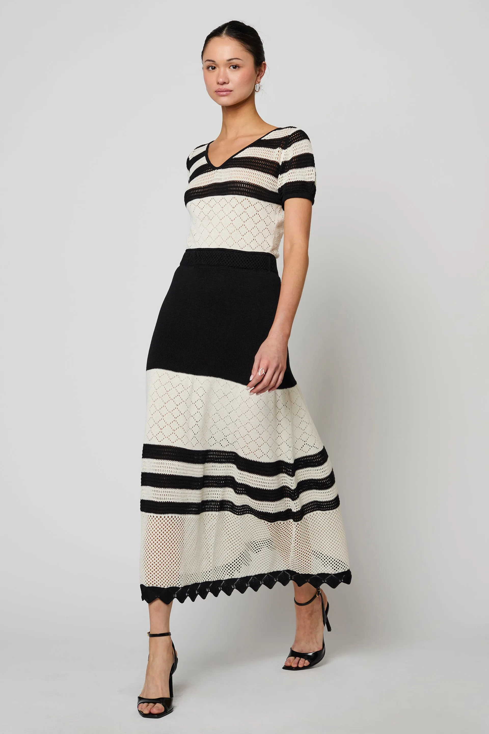 Sydney Dress in Openwork Knit Viscose sold by Atelier Delphine product image thumbnail 2