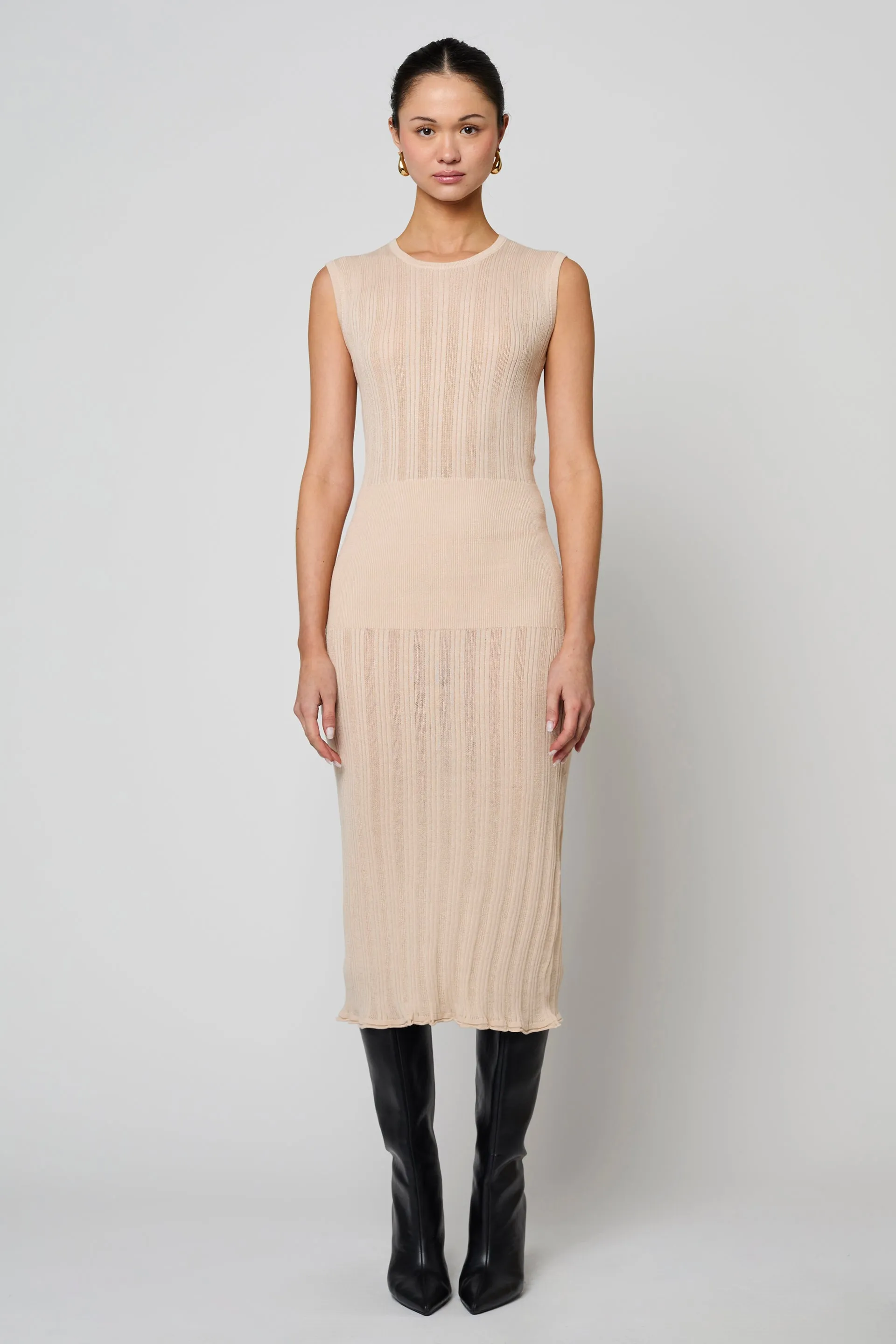 POINTELLE LONG DRESS sold by Atelier Delphine product image thumbnail 4