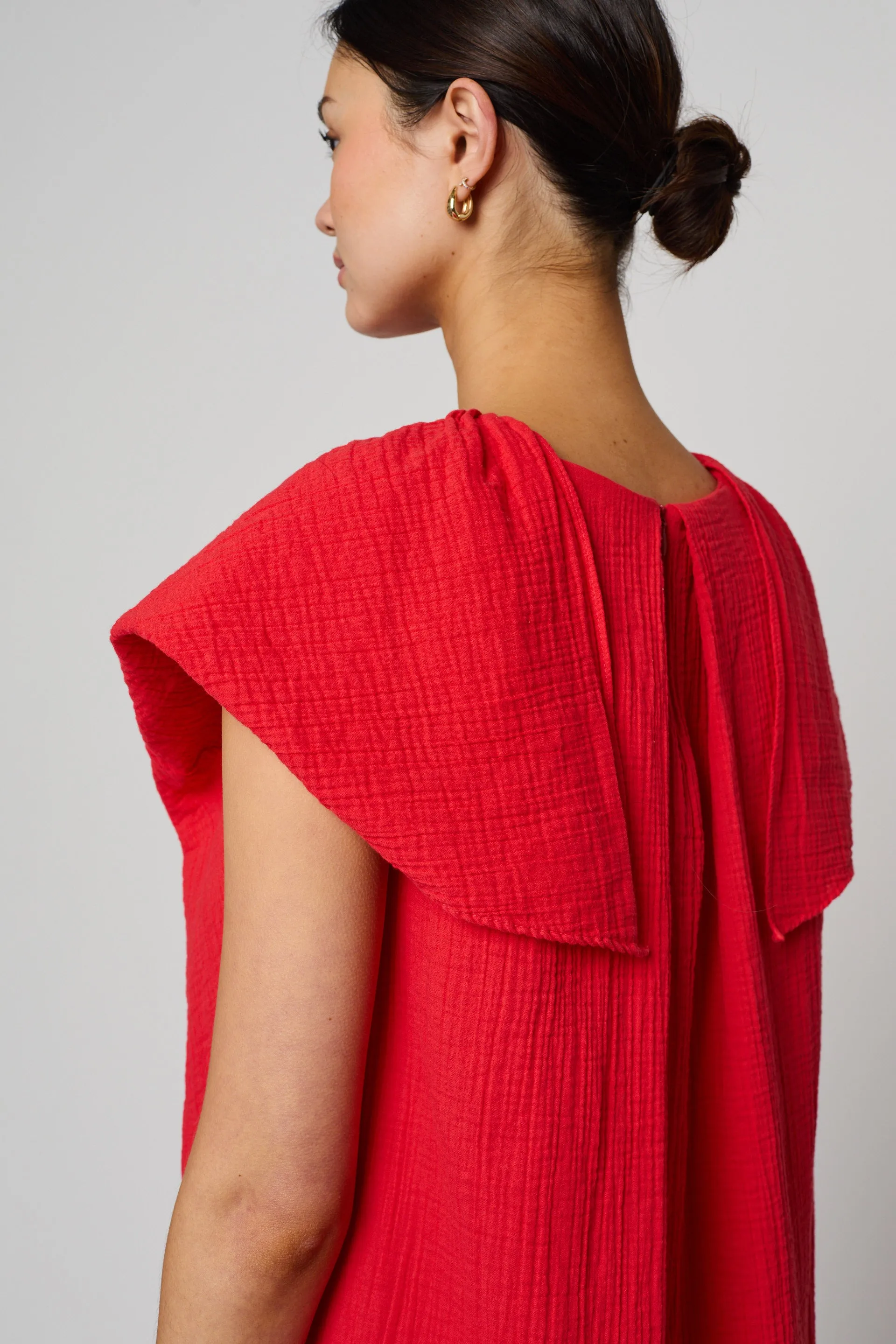 Cacie Dress in Organic Crinkled Cotton sold by Atelier Delphine product image thumbnail 4