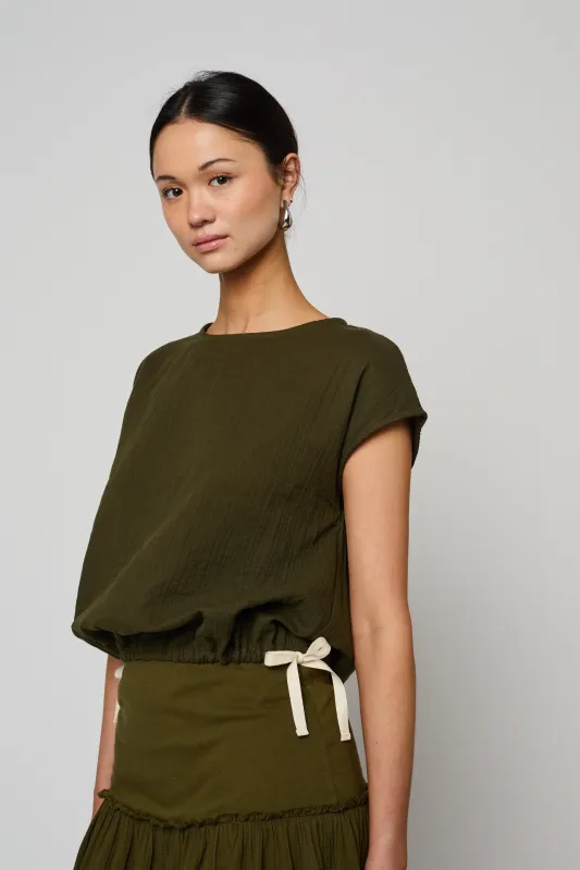 SLIP ON BLOUSE made by Atelier Delphine