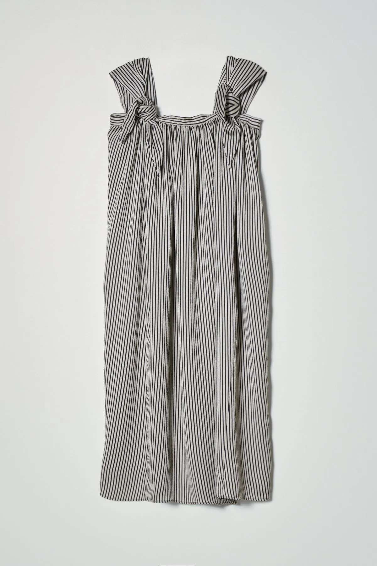 Adraste Hammered Satin Stripe Dress sold by Atelier Delphine product image thumbnail 5