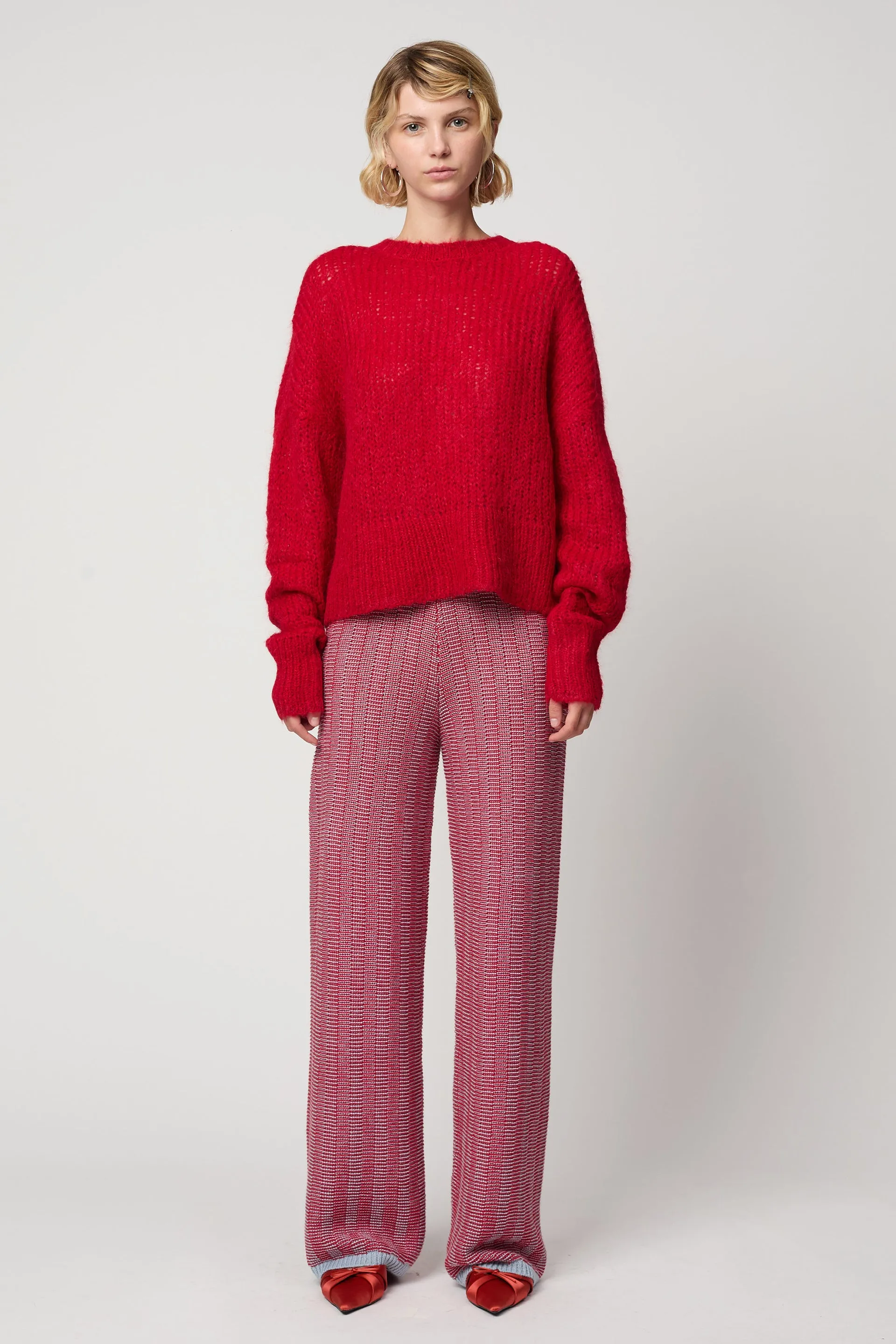 Bailey Top in Suri Alpaca Airy Knit sold by Atelier Delphine