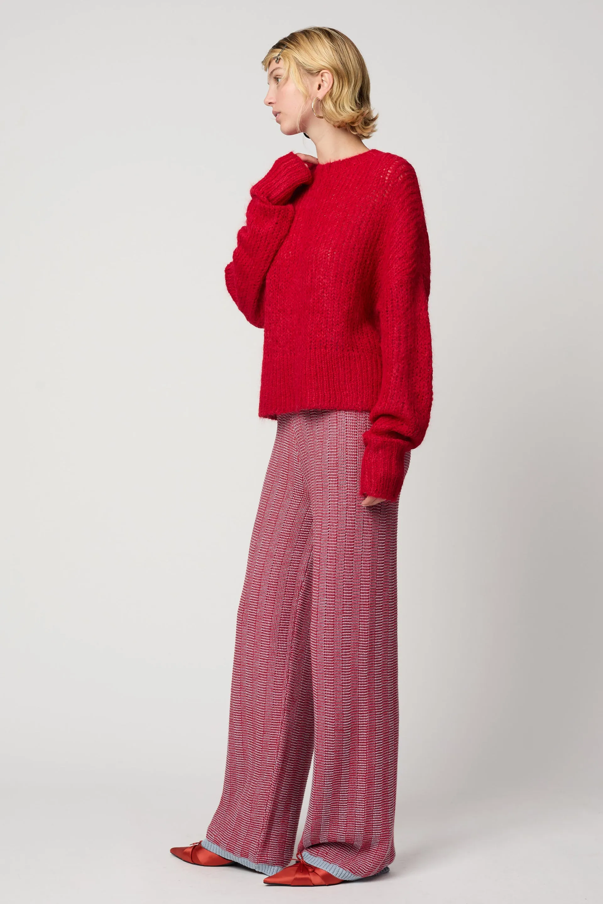 Bailey Top in Suri Alpaca Airy Knit sold by Atelier Delphine product image thumbnail 3