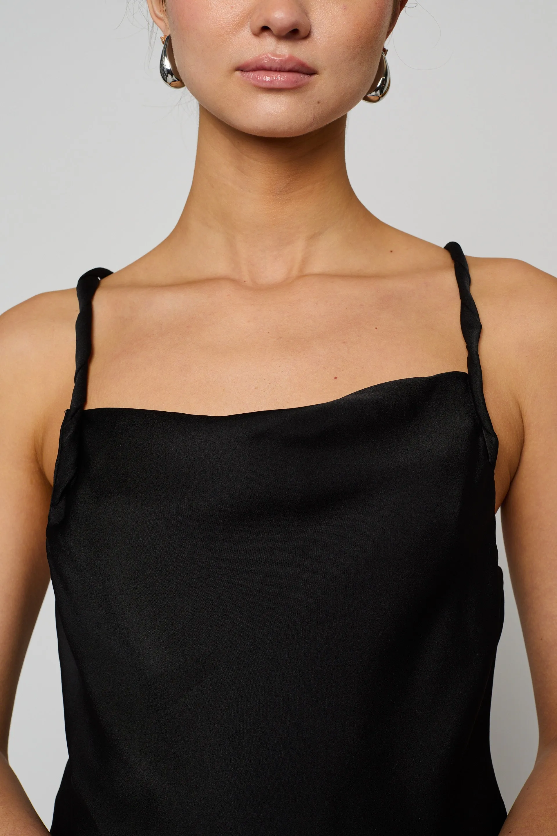 TWISTED SATIN TOP sold by Atelier Delphine product image thumbnail 3