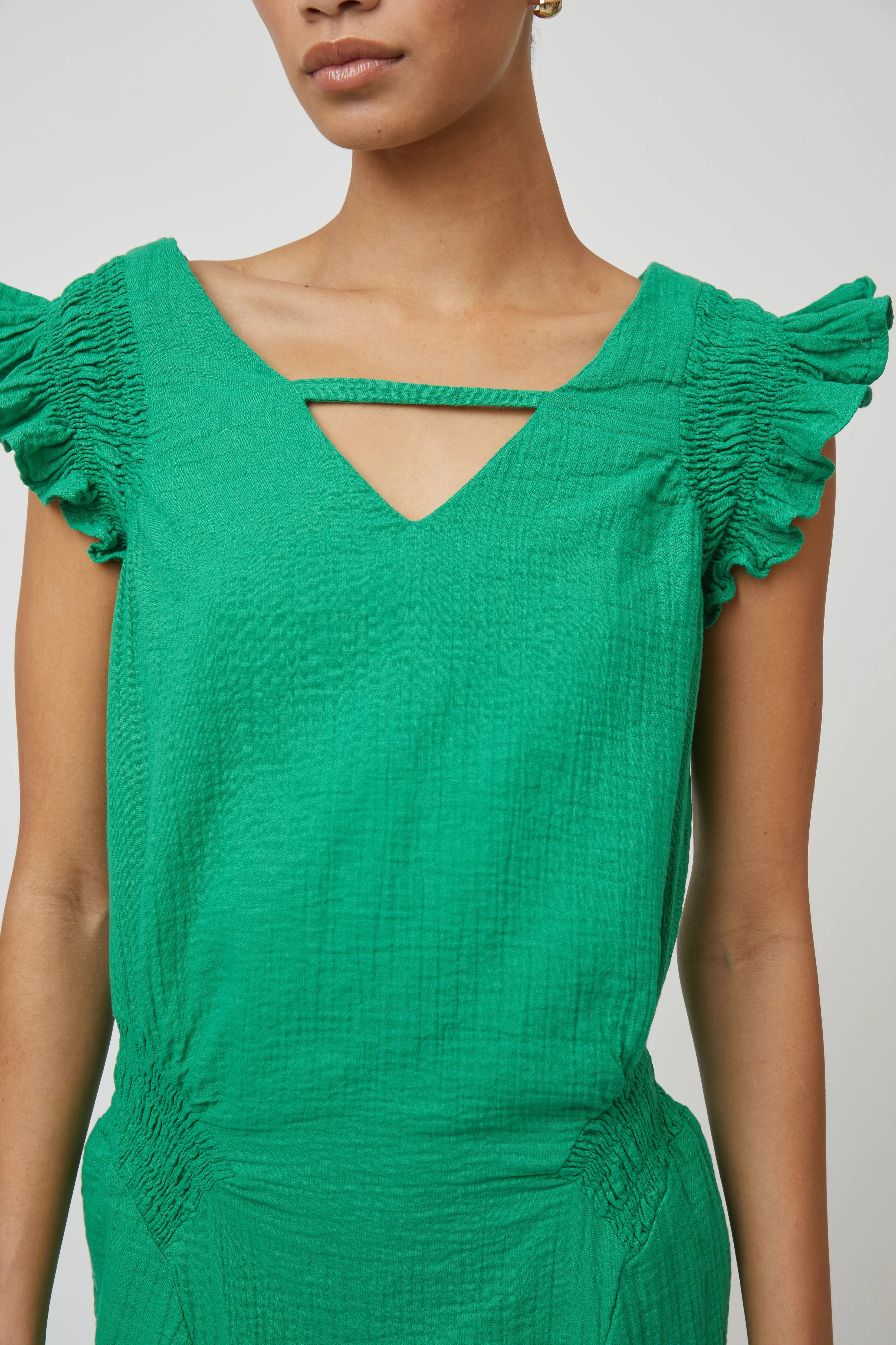 Juni Dress in Crinkled Cotton sold by Atelier Delphine product image thumbnail 5