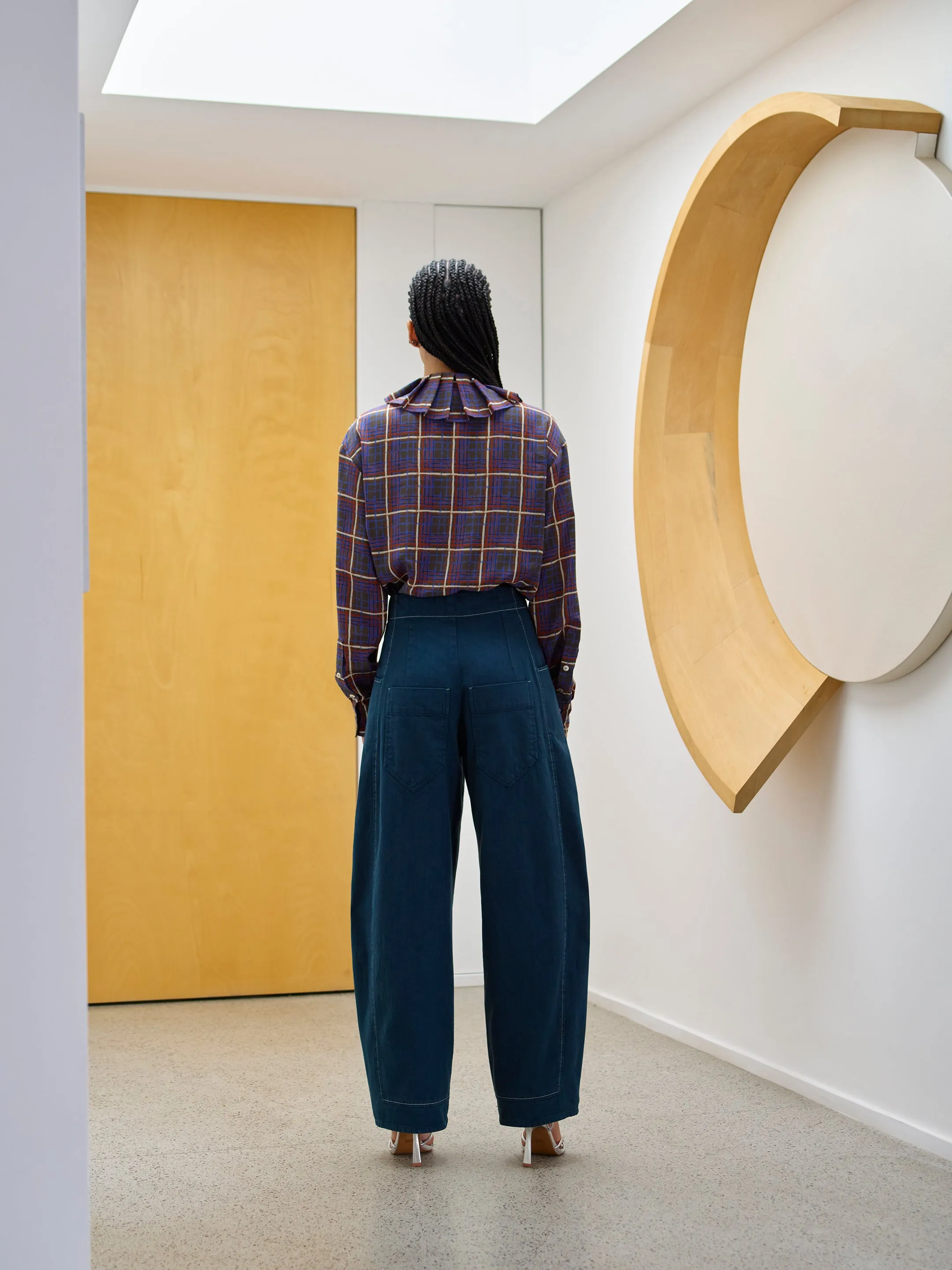 Georgia Pleated Collar Blouse sold by Atelier Delphine product image thumbnail 4