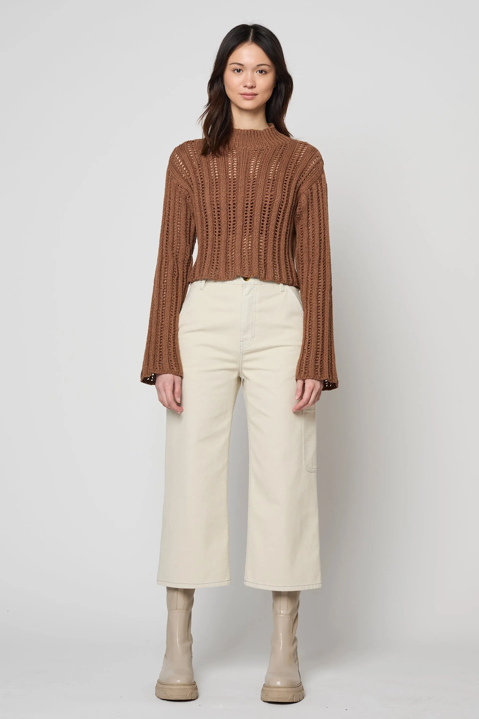 Lousanne Sweater Top in Cotton Knit sold by Atelier Delphine product image thumbnail 2