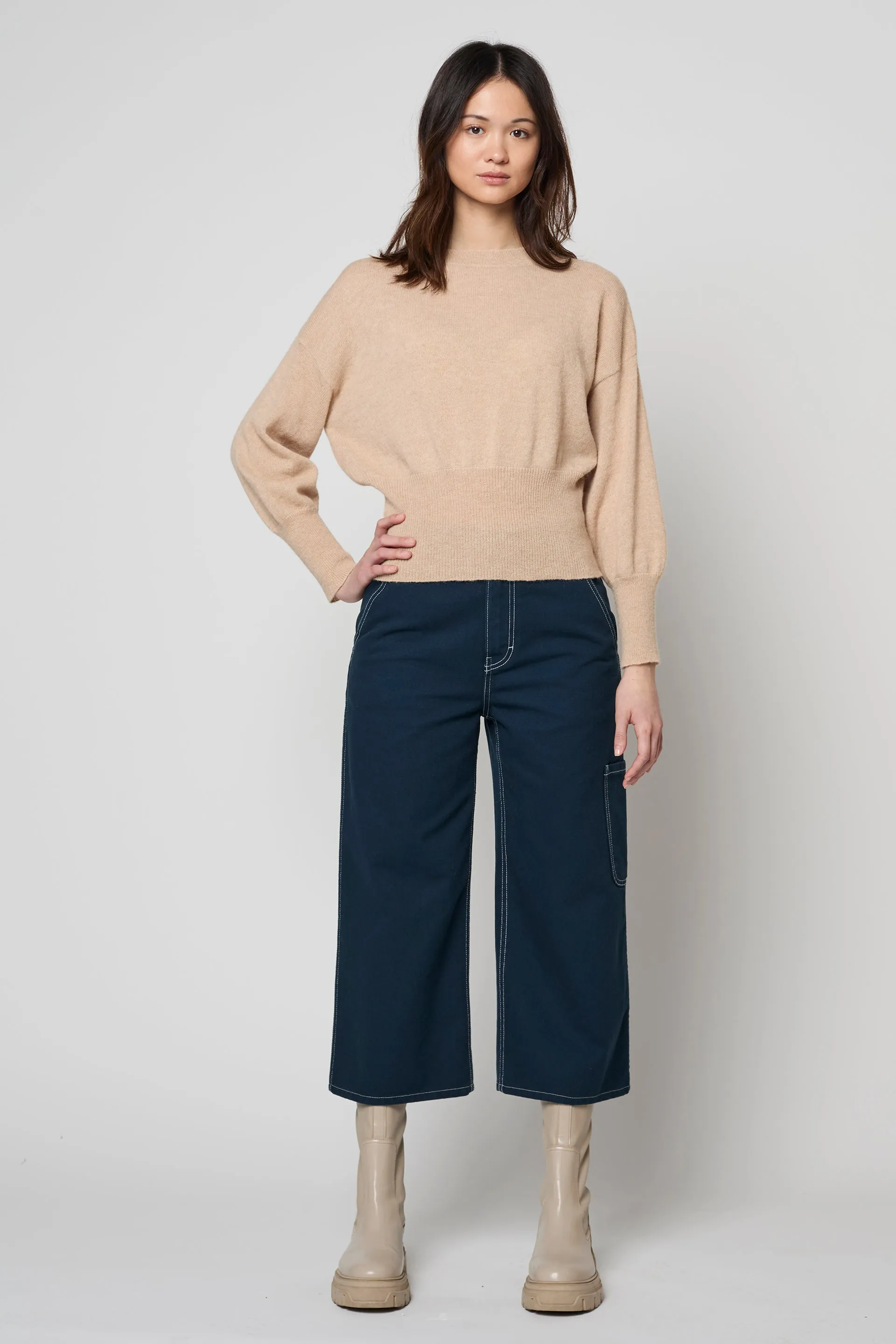 Joliette Sweater in High Gauge Alpaca sold by Atelier Delphine product image thumbnail 4