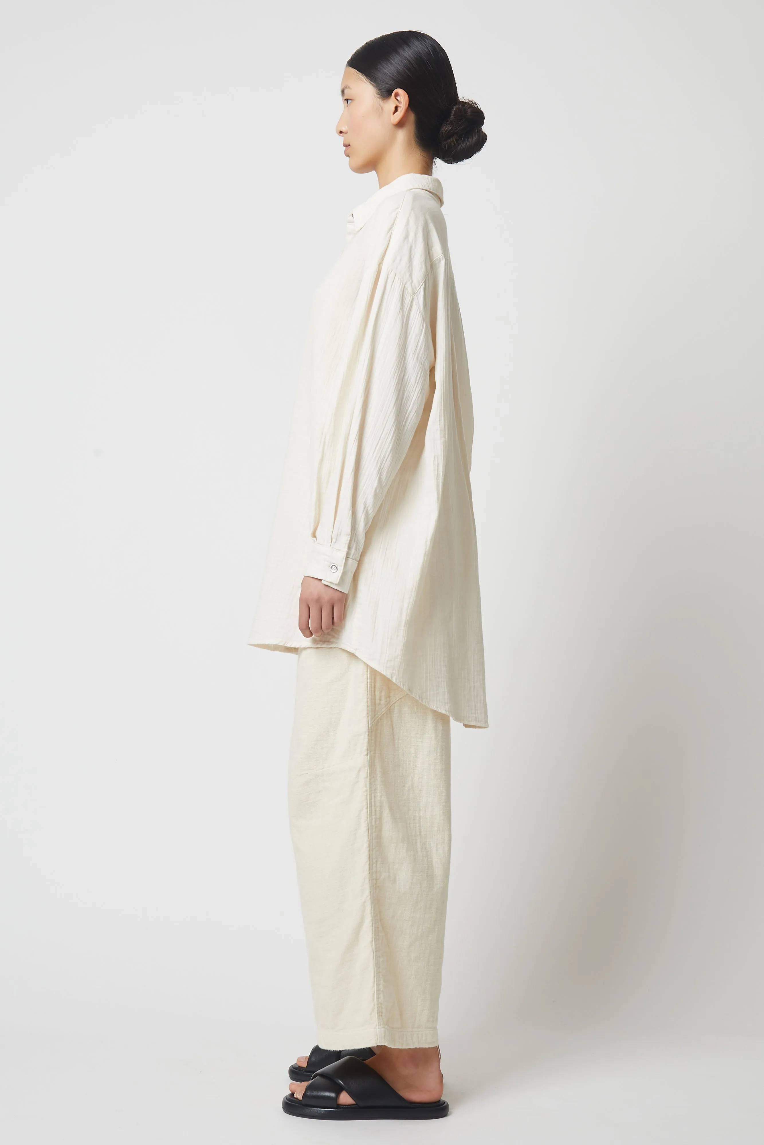 Oversized Overlay in Organic Crinkled Cotton sold by Atelier Delphine product image thumbnail 3