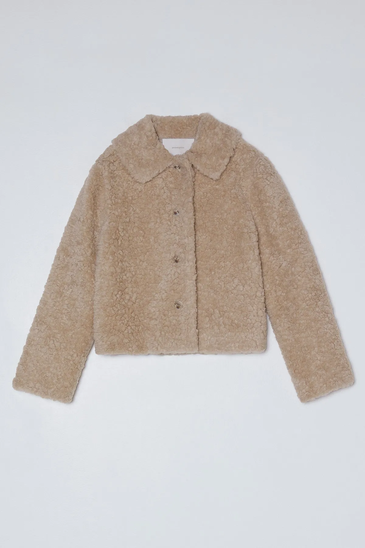 Fur Free Fur Collared Jacket sold by Atelier Delphine