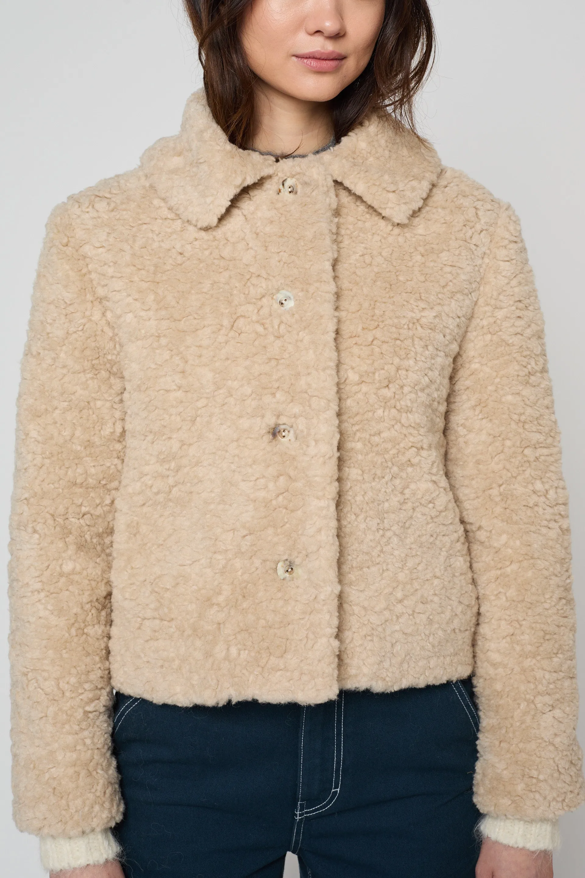 Fur Free Fur Collared Jacket sold by Atelier Delphine product image thumbnail 2