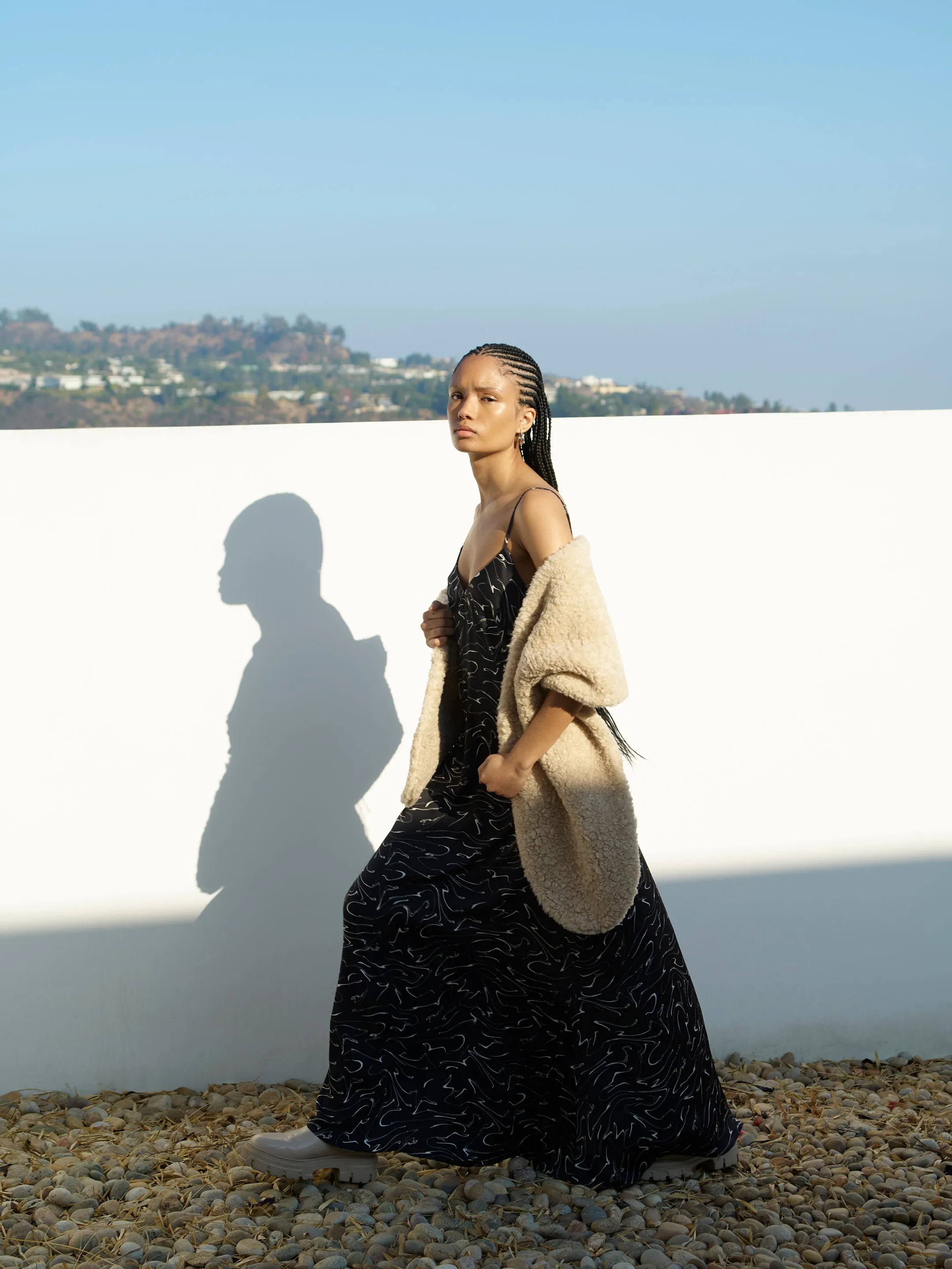 FAUX FUR SCARF LARGE sold by Atelier Delphine product image thumbnail 4