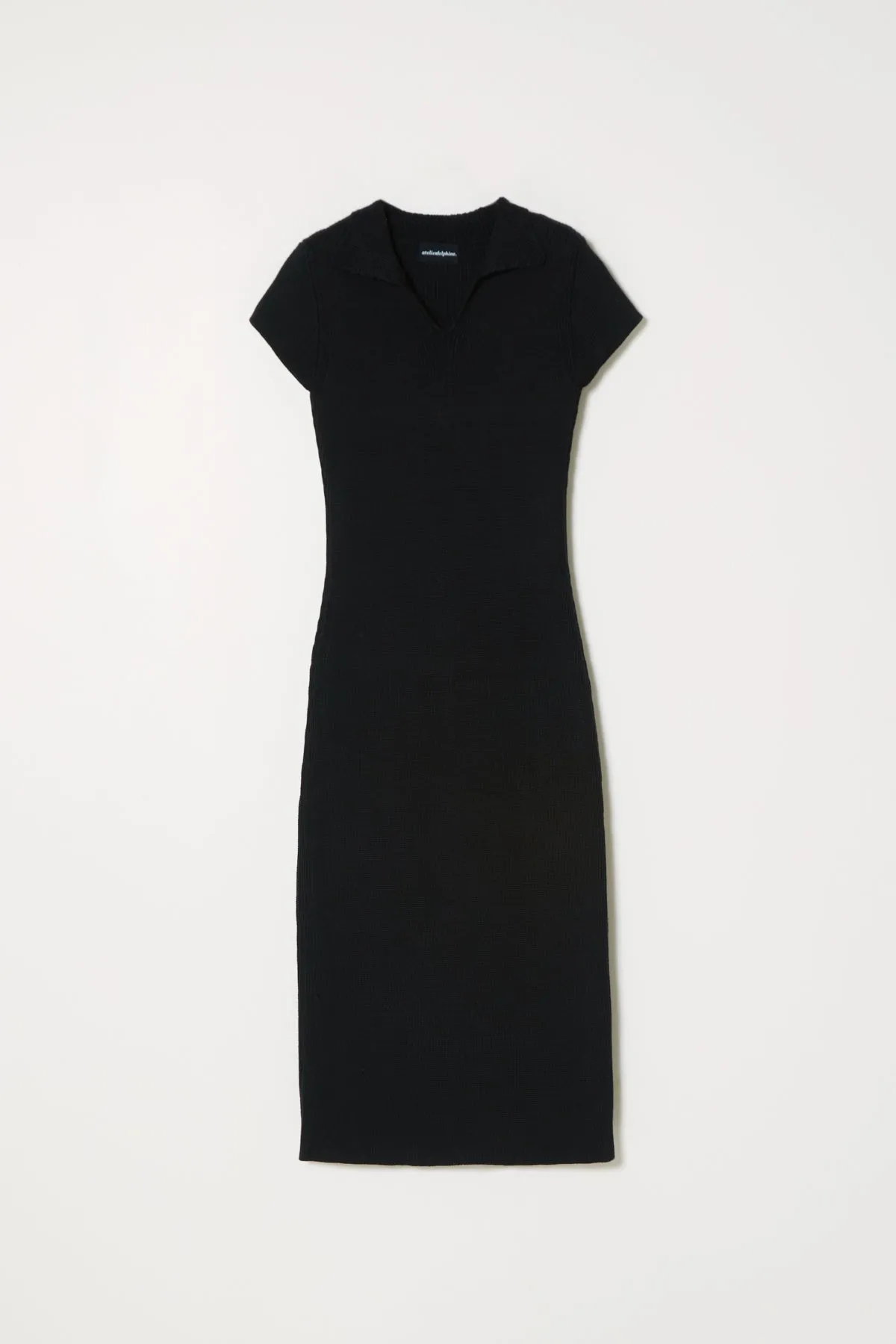 Polo Long Dress Cotton Rib sold by Atelier Delphine product image thumbnail 2