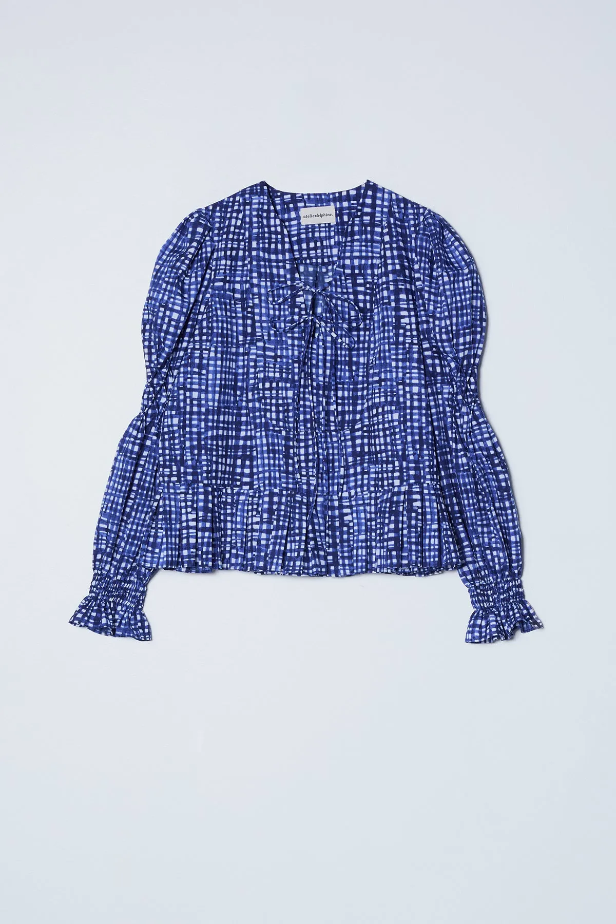 Matilda Blouse in Watercolor Picnic sold by Atelier Delphine