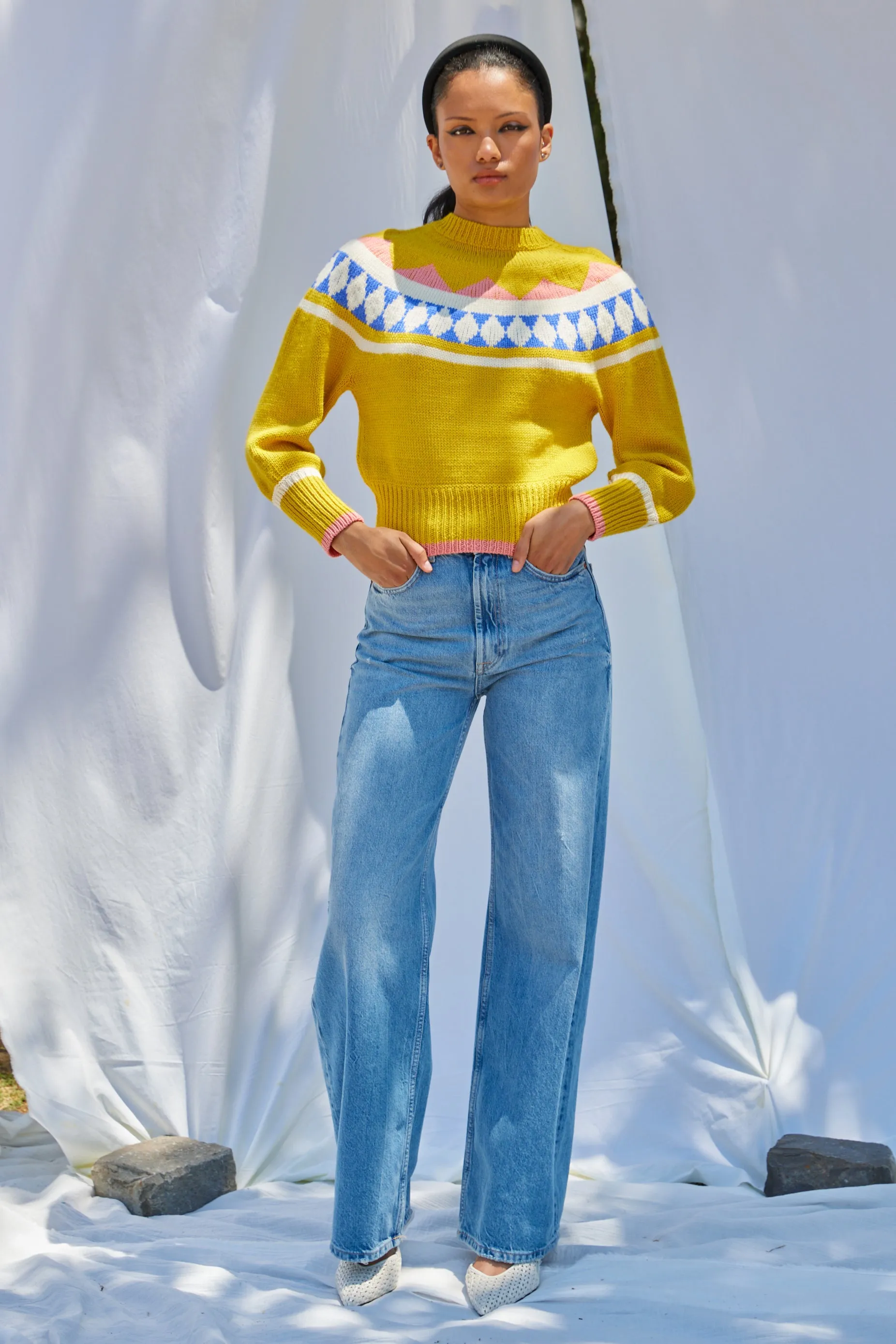 Bella Sweater in Washed Wool sold by Atelier Delphine product image thumbnail 5