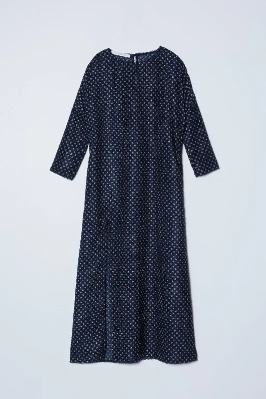 Kara Shirt Dress in Fuzzy Polkadots made by Atelier Delphine