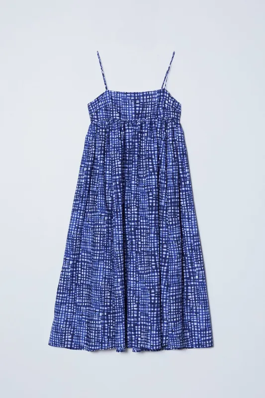Arquette Dress in Watercolor Picnic sold by Atelier Delphine