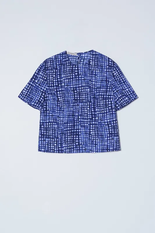 Crop Top in Watercolor Picnic sold by Atelier Delphine