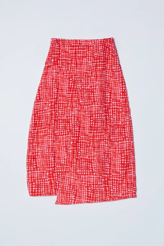 Twisted Balloon Skirt in Watercolor Picnic sold by Atelier Delphine