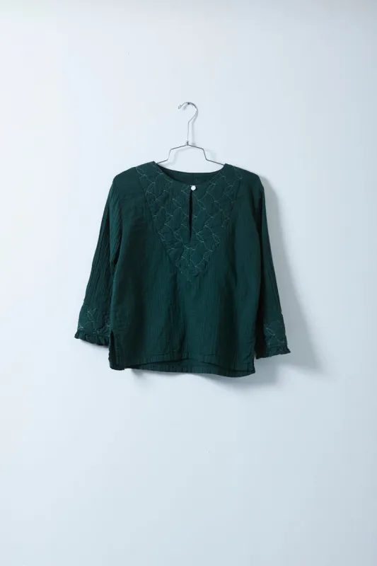 Meadow Top with Japanese Quilt made by Atelier Delphine