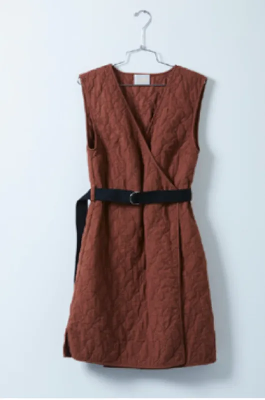 Veronique Quilt Sleeveless Coat sold by Atelier Delphine