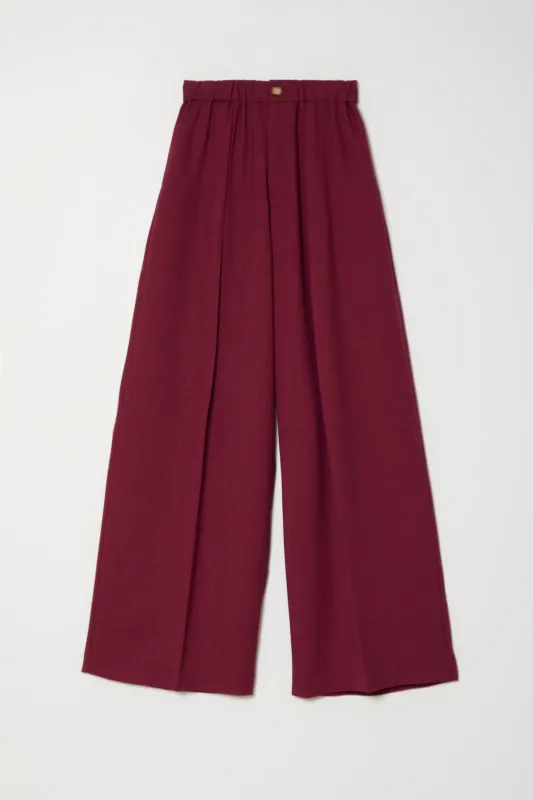 Slouchy Trouser Zinfandel made by Atelier Delphine