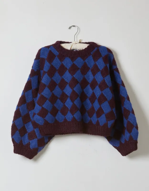 Balloon Sleeve Entrelac Limited Color sold by Atelier Delphine