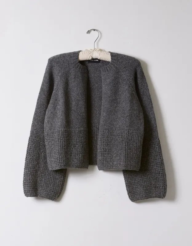 Ruth Waffle Alpaca Cardigan made by Atelier Delphine