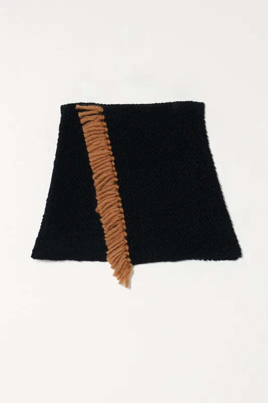 Boucle Mini Skirt with Fringes sold by Atelier Delphine