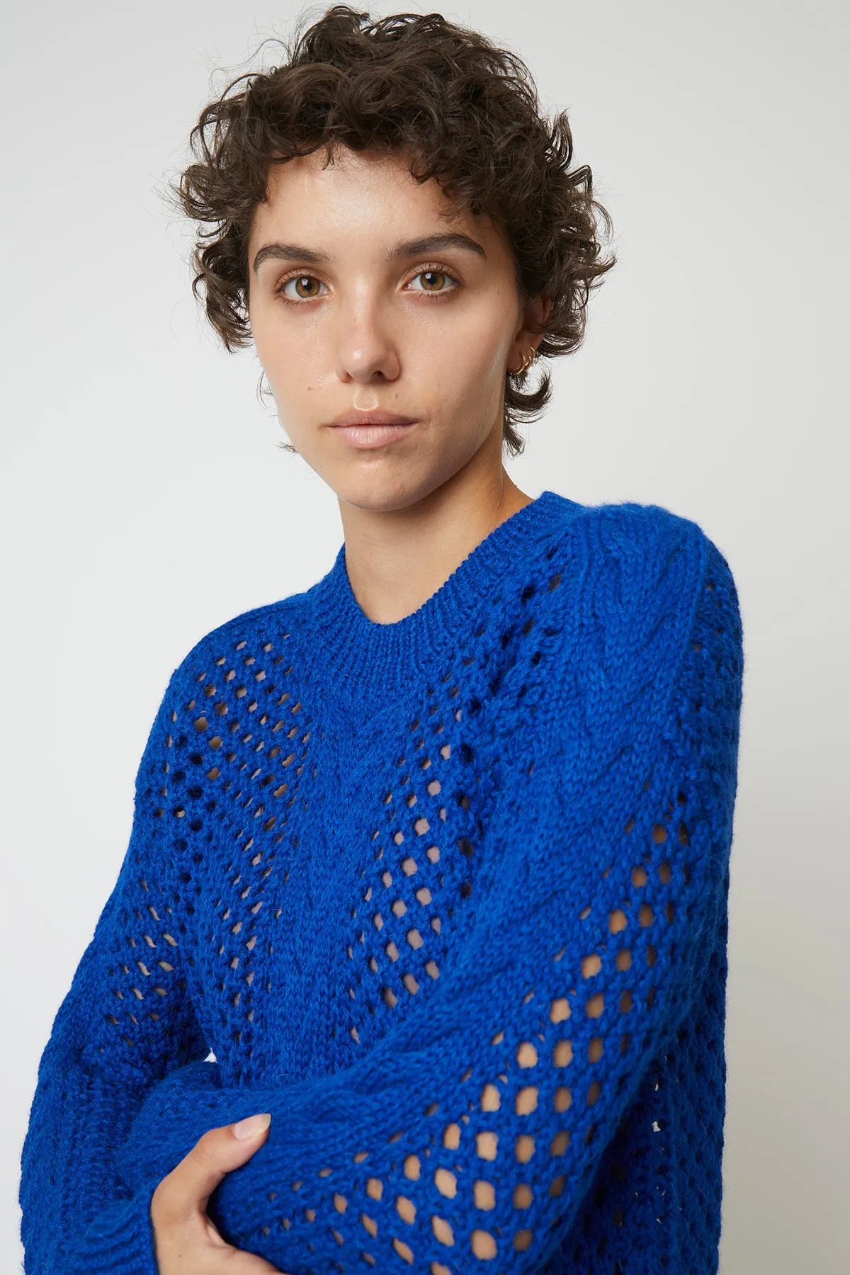 Larco Soft Fishnet Cable Sweater sold by Atelier Delphine product image thumbnail 4