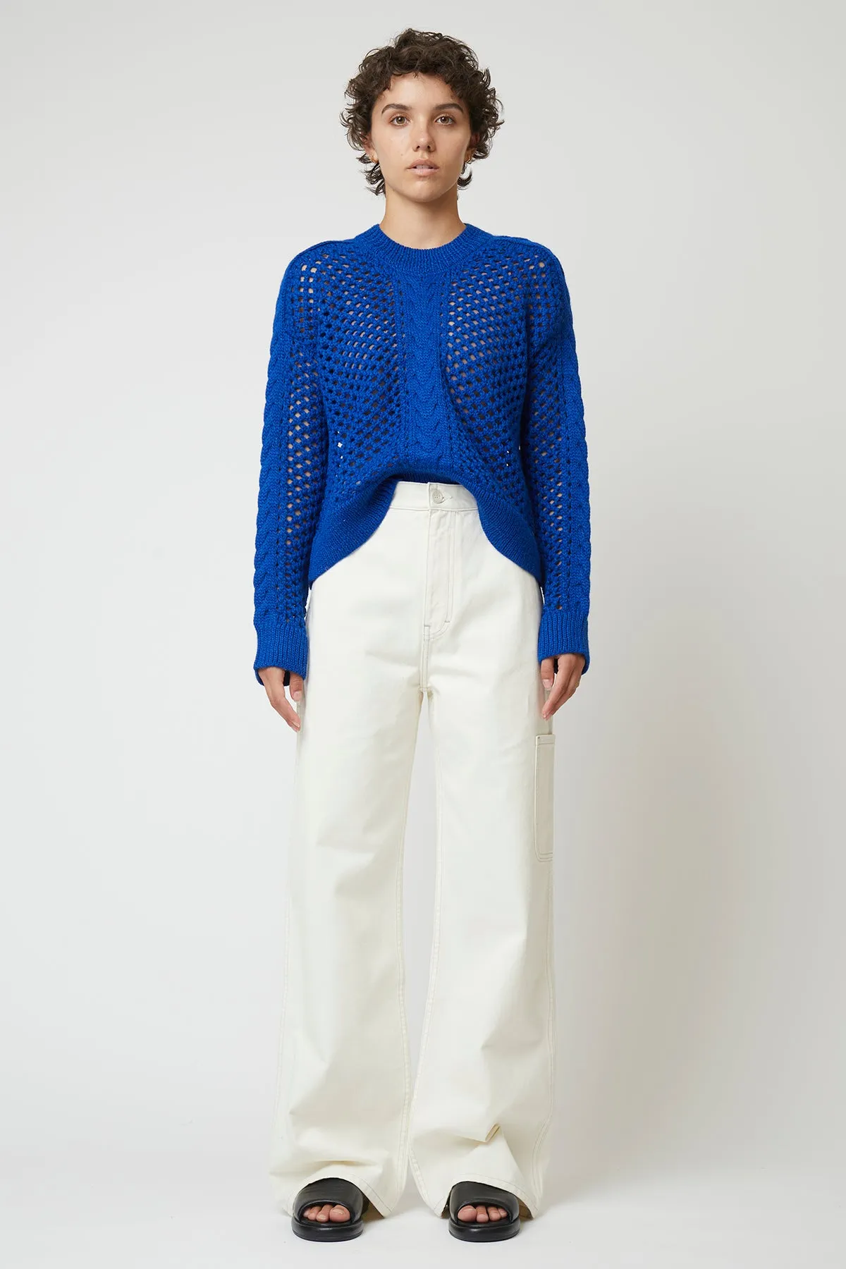 Larco Soft Fishnet Cable Sweater sold by Atelier Delphine product image thumbnail 2