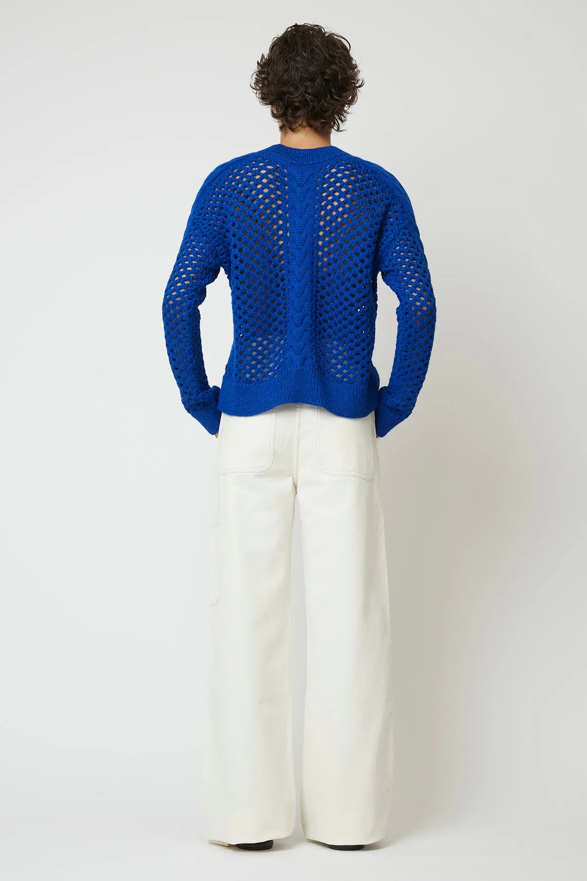 Larco Soft Fishnet Cable Sweater sold by Atelier Delphine product image thumbnail 3