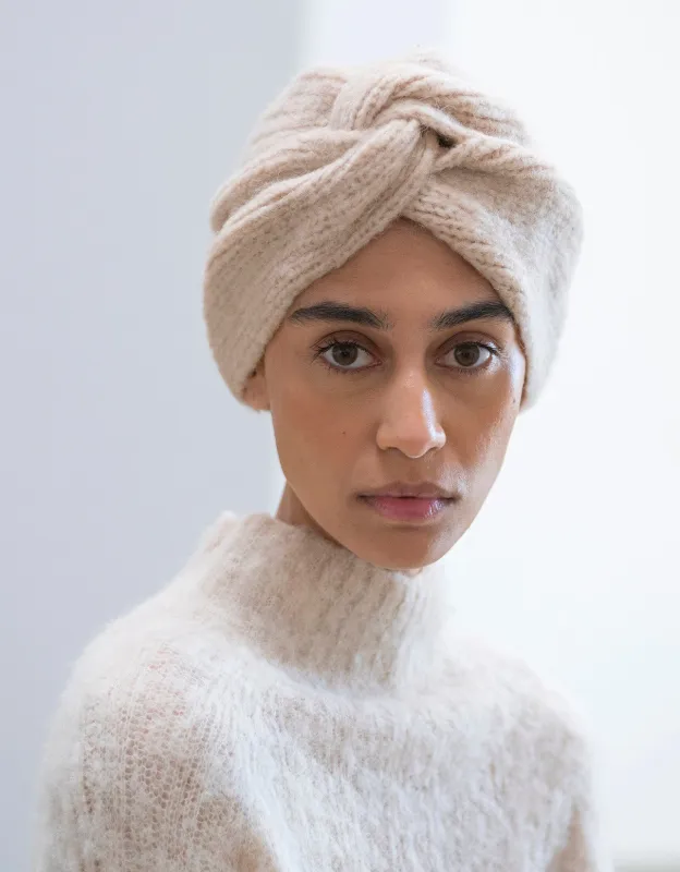 Alpaca Turban Beanie sold by Atelier Delphine