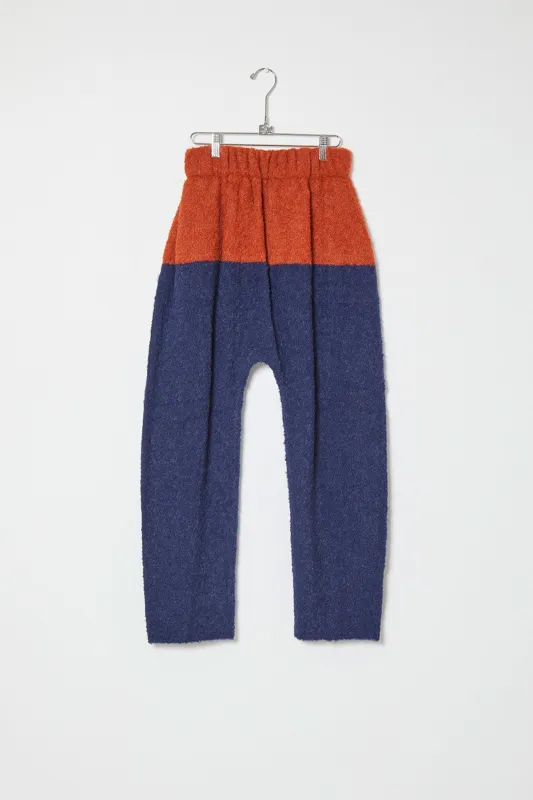 Kiri Pant in Dual Color in Boucle Alpaca sold by Atelier Delphine