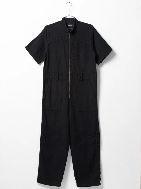 Ailuk Jumpsuit (Brick, Indigo, Scarlet, Buff) made by Atelier Delphine