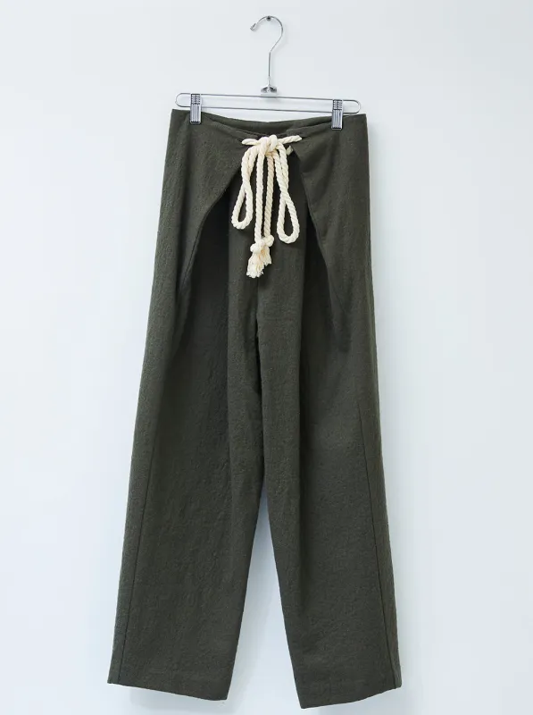Parachute Pant in Wool Blend made by Atelier Delphine
