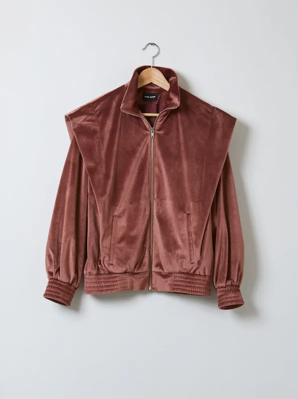 Camilla Velvet Oversized Velvet Bomber made by Atelier Delphine